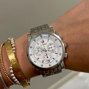 Michele Sport Sail Stainless Steel Watch